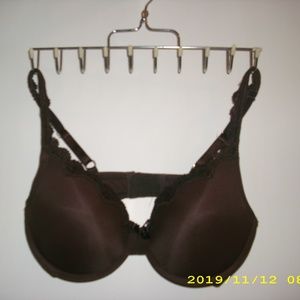 Bra - Chocolate brown with brown lace